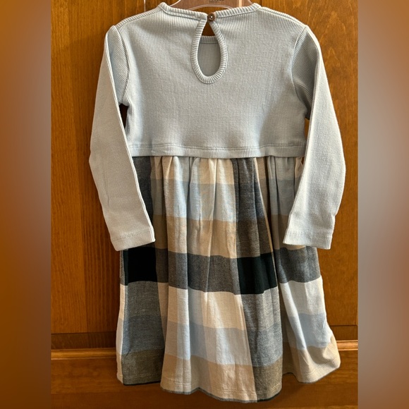 NWT Size 2-3 Years Turtledove Organic Large Check Woven Midi Length Skirt Dress - Picture 10 of 10